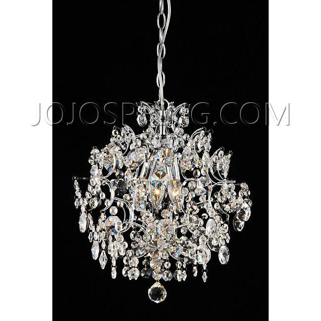 Modern Crystal Chandelier Light Fixture Crystal Pendant Ceiling Lamp 