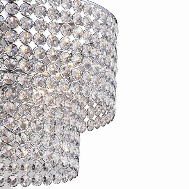 Ainhoa 5-Light Chrome Double Round Crystal Chandelier B337-BX-63