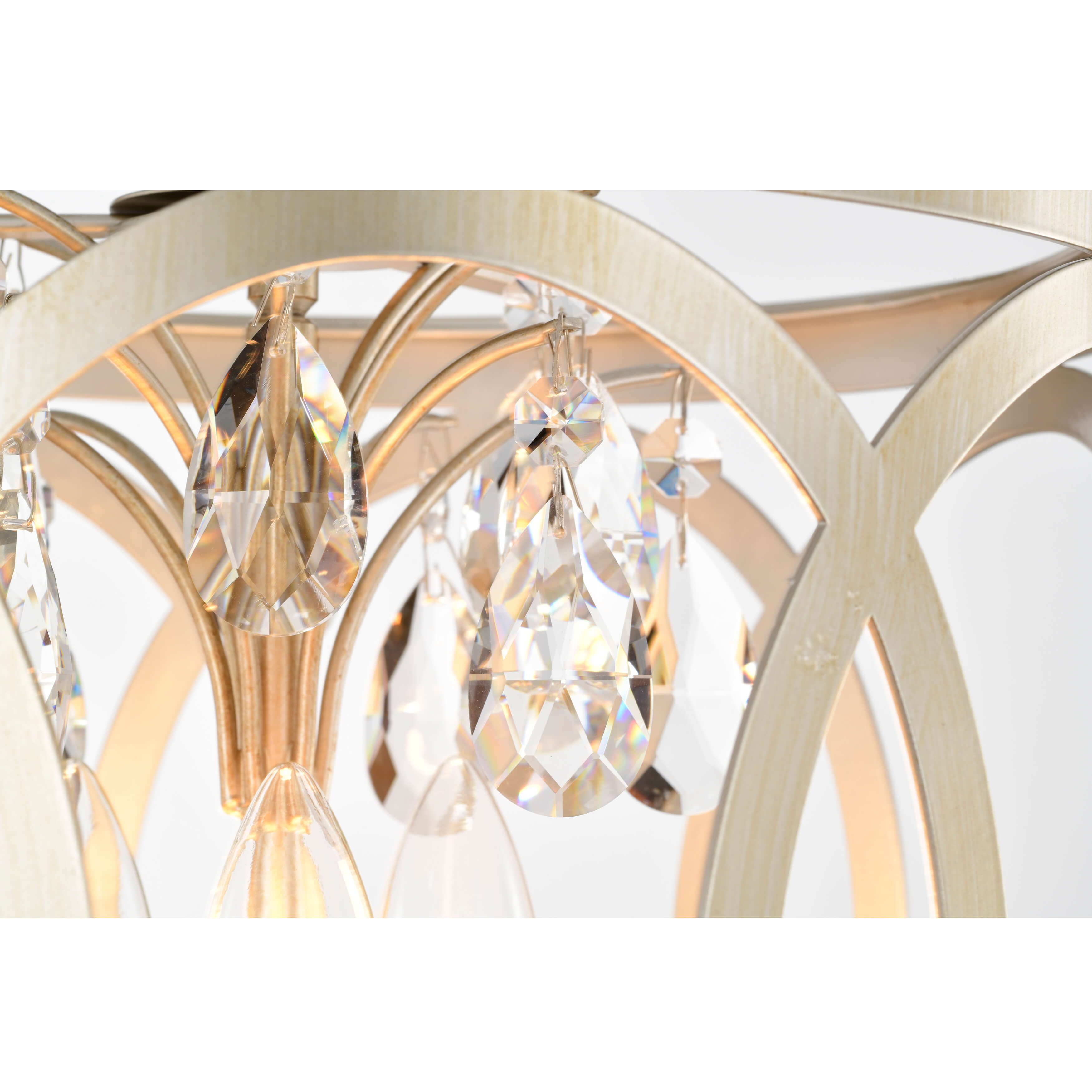 Aurelia 3-light Light Gold with Bronze Metal Cage Drum Chandelier BX-0652-GWQ