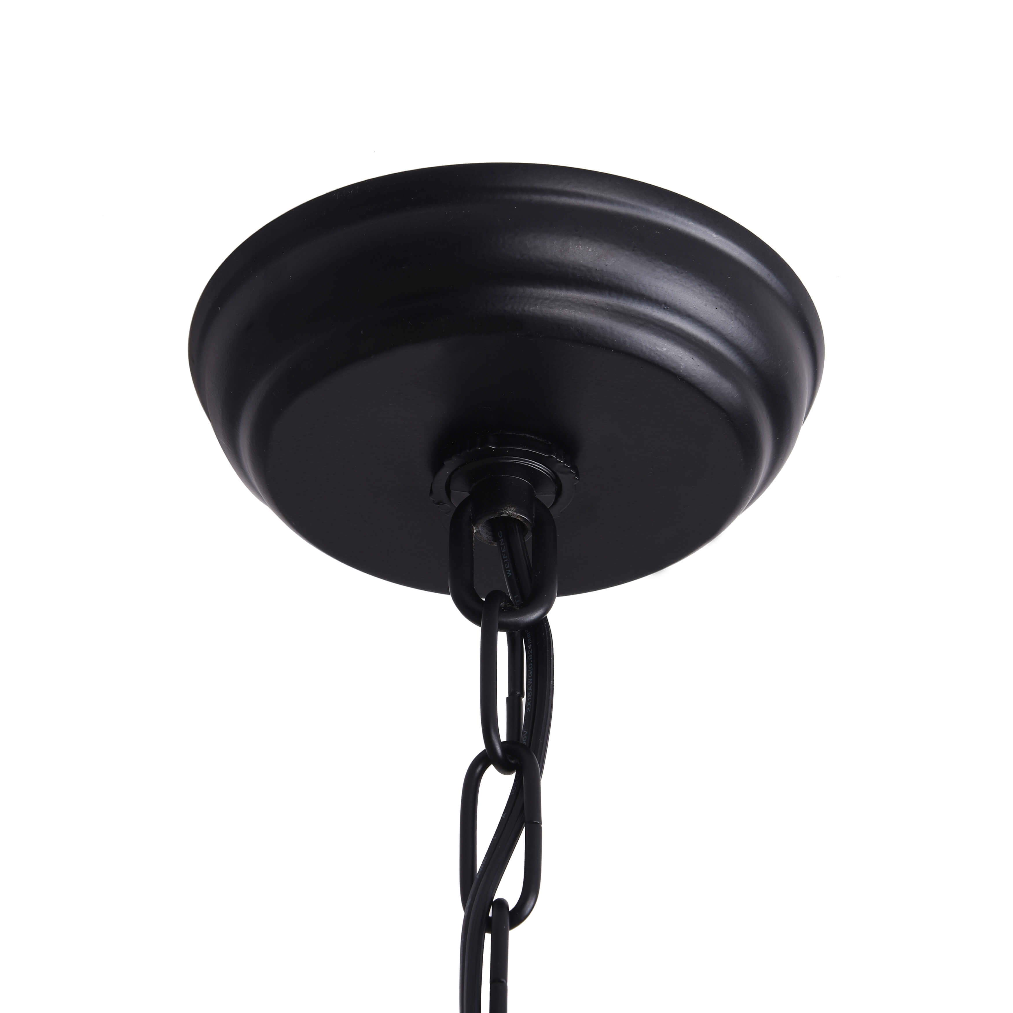 Eva Black 12-light Metal Round Chandelier BX-6495-AYF