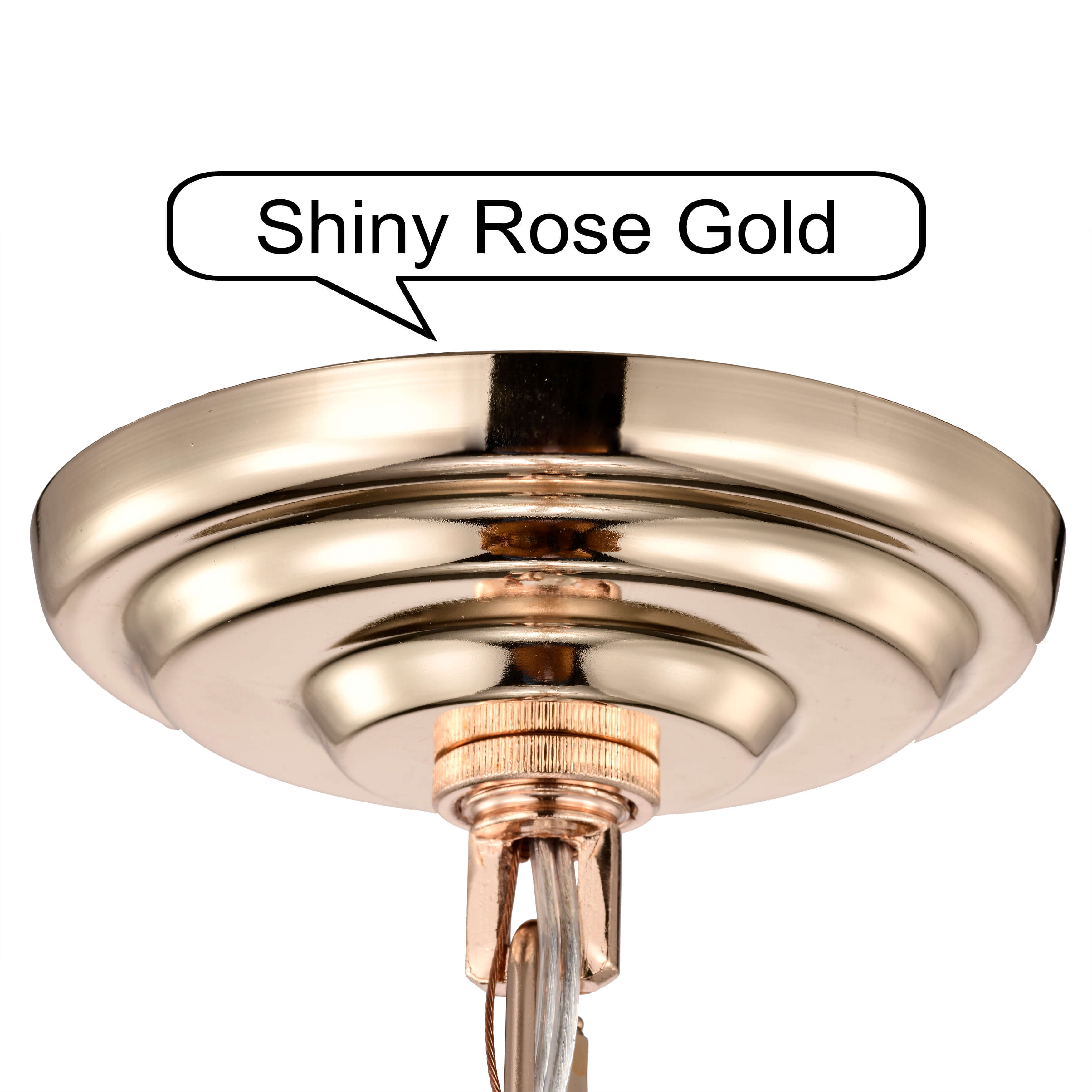 Lorena Glossy Brass Plating 9-Light Clear Glass Bar Sputnik Chandelier FD-9853-UTP