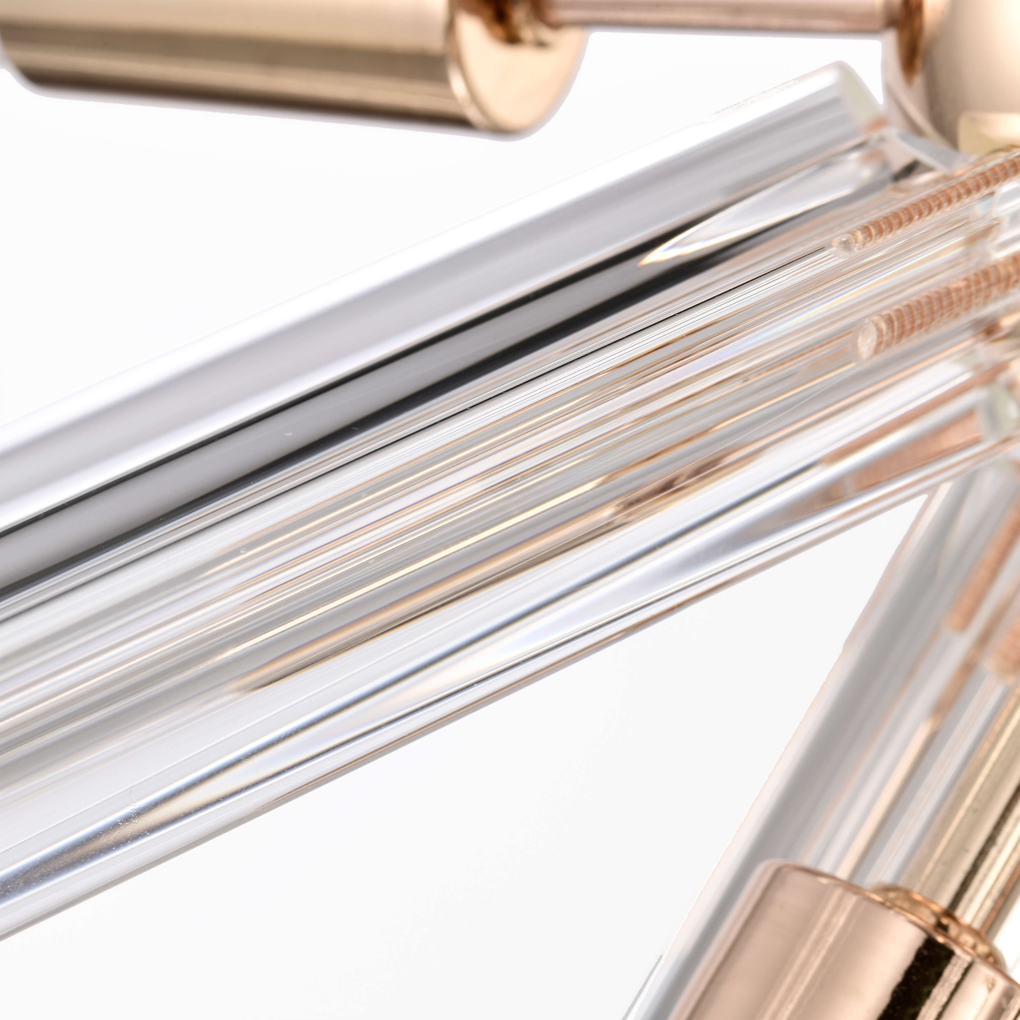 Lorena Glossy Brass Plating 9-Light Clear Glass Bar Sputnik Chandelier FD-9853-UTP