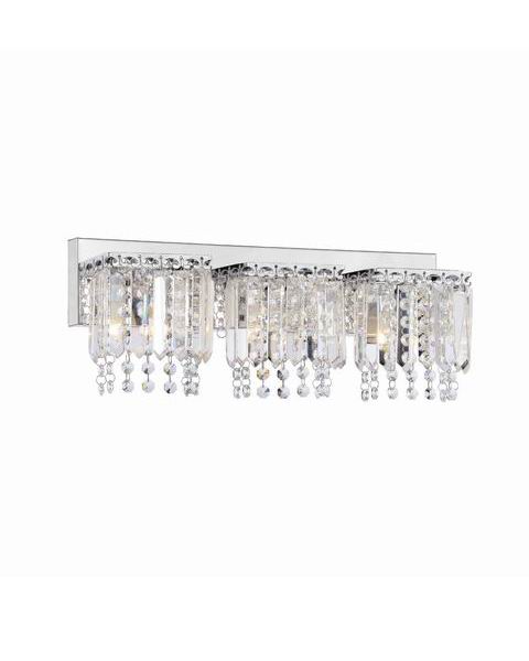 Evelyn 3-Light Crystal Strand Wall Sconce L233-GX-586