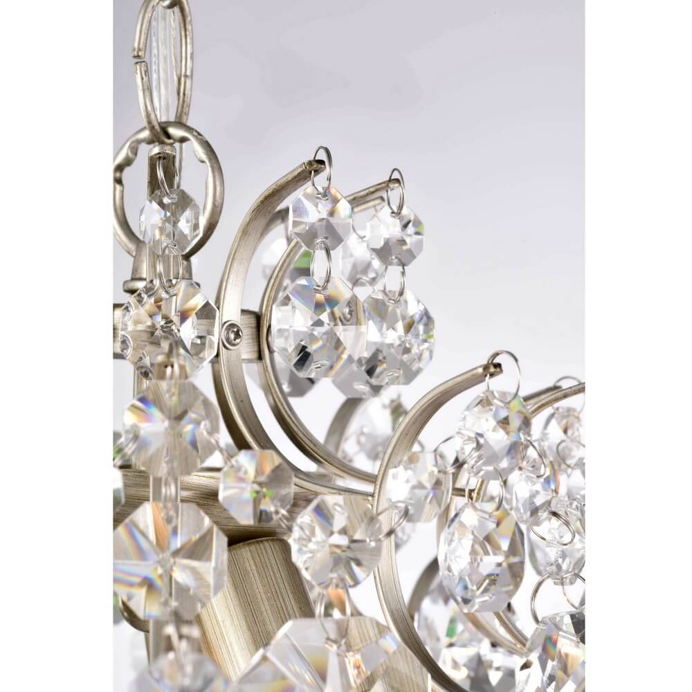 Dalia Indoor 3-light Champagne Crystal Chandelier LJ-4299-PRJ