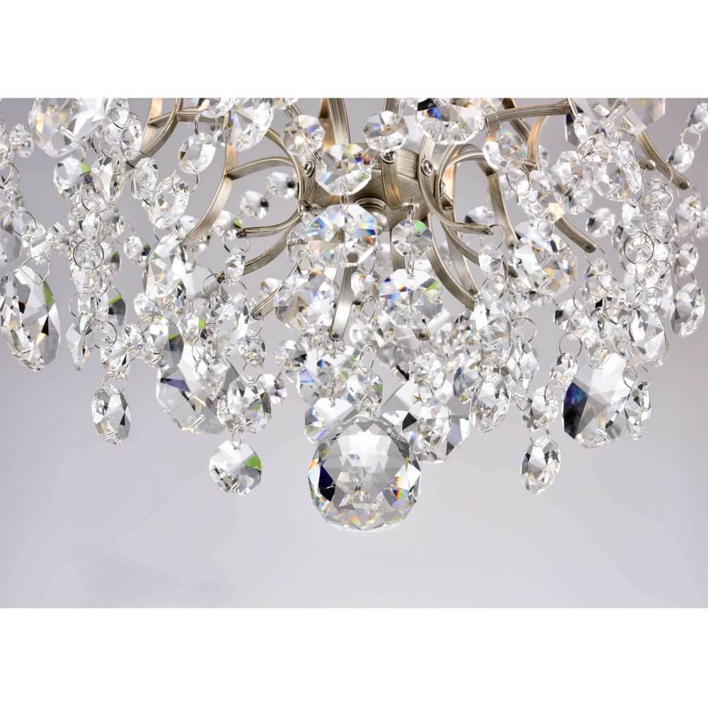 Dalia Indoor 3-light Champagne Crystal Chandelier LJ-4299-PRJ