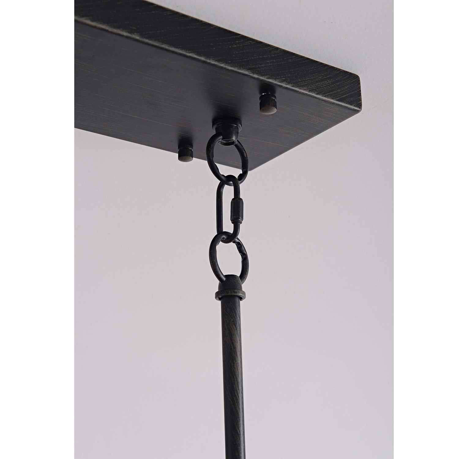 Joshua 8-Light Antique Black Rectangle Candle Chandelier LJ-6231-MZJ