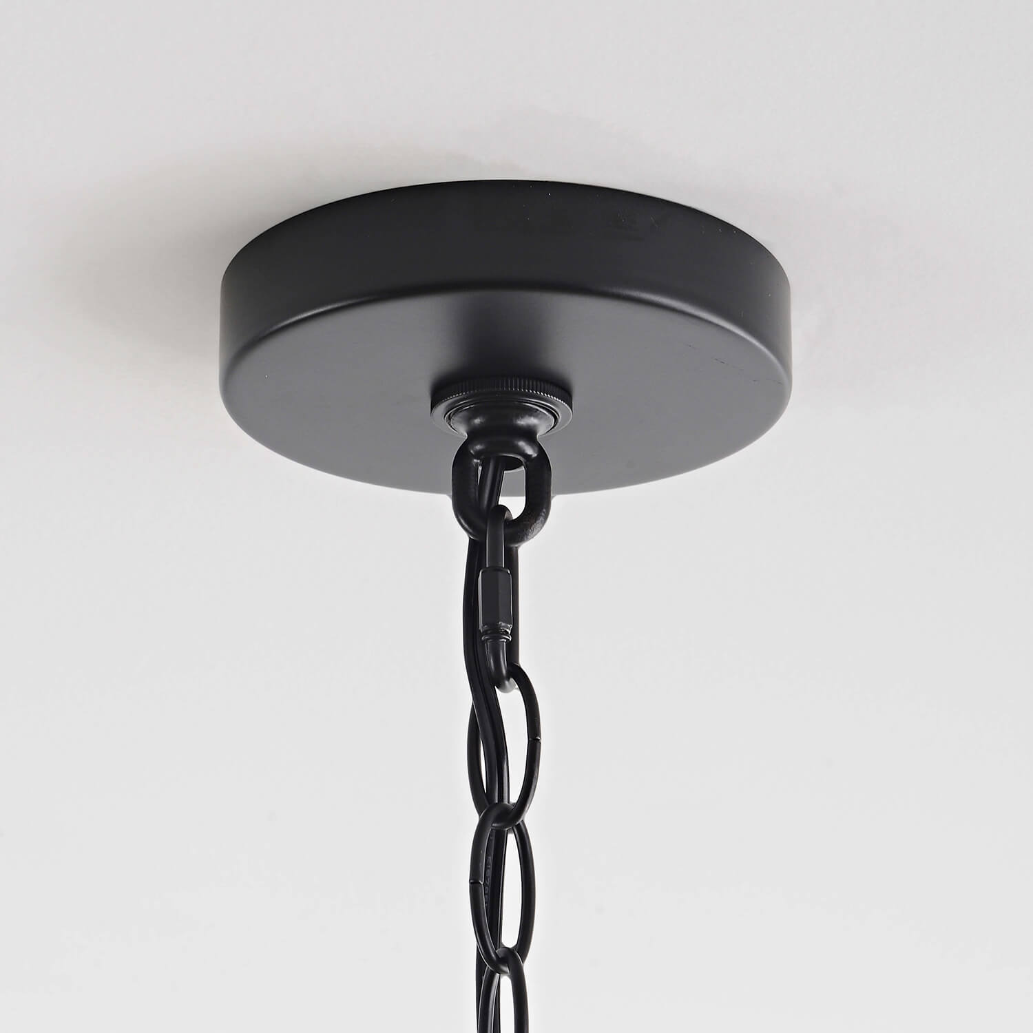 Mario Rustic 6-Light Black Metal Chandelier LJ-7806-AKH