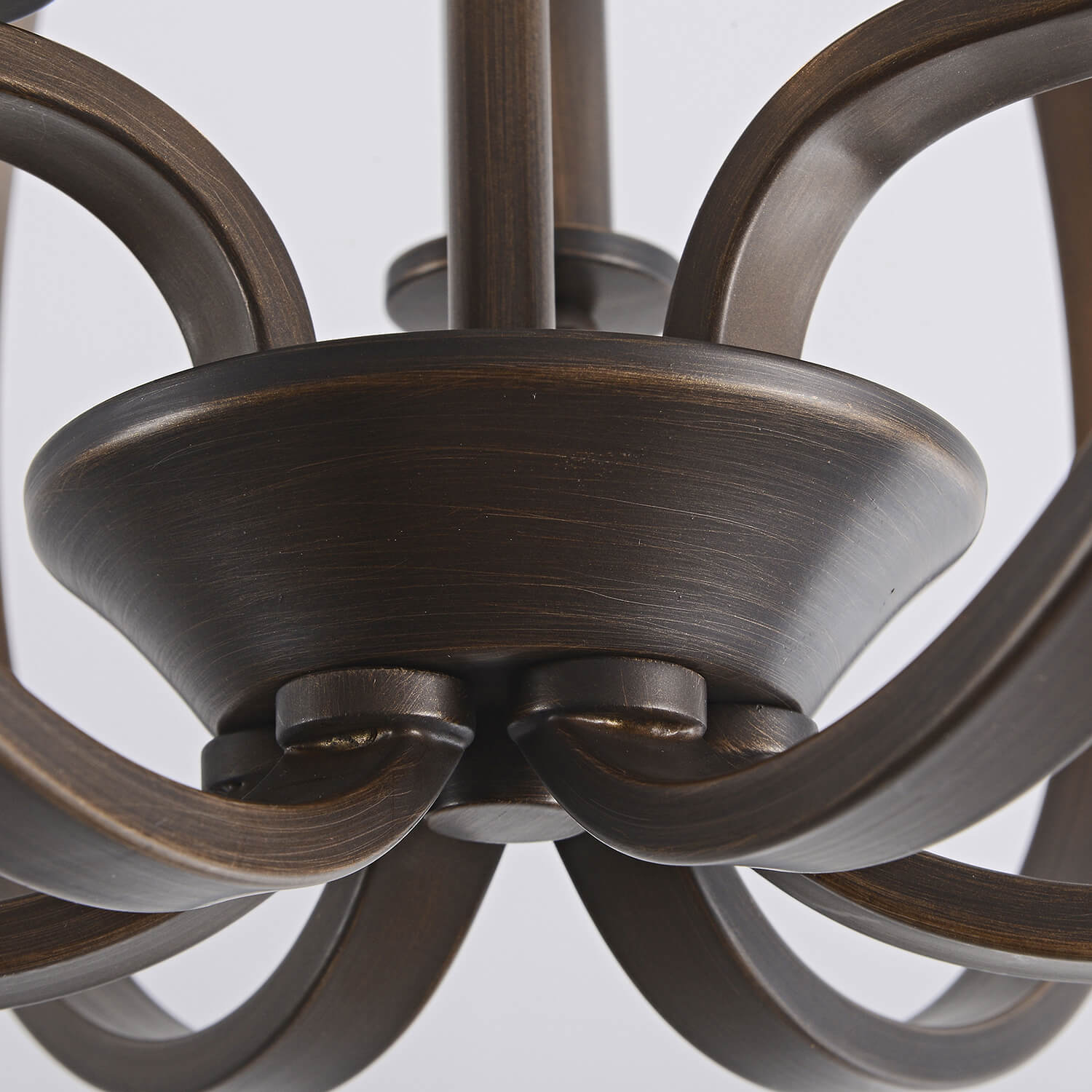 Mabel 3-light Contemporary Flush Mount Chandelier - Bronze LJ-9316-PYW
